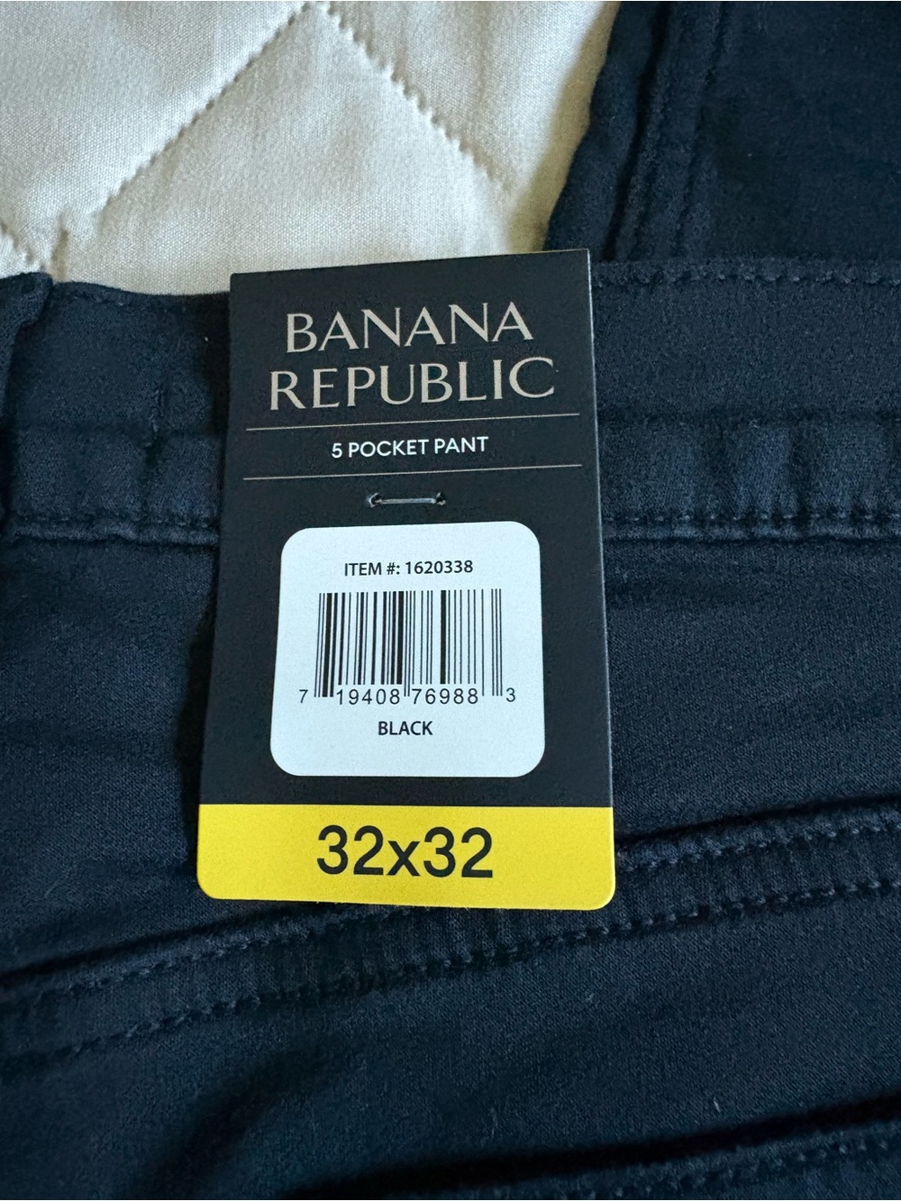 Banana Republic Men’s 5-Pocket Pants - Black